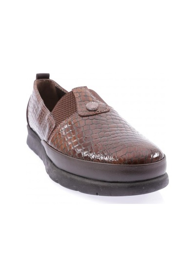 Dgn 742-23y Kadin Lastik Detayli Comfort Ayakkabi 742-692-R13867 Kahverengi