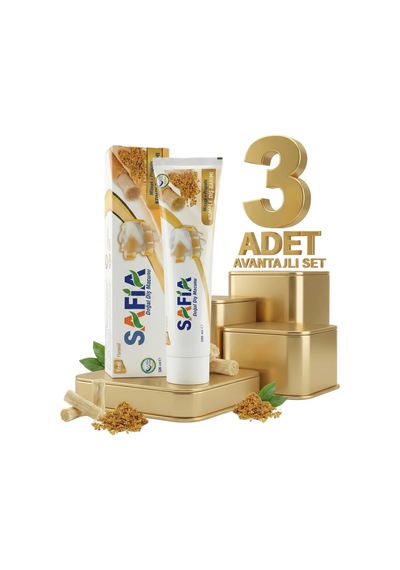 Safia Diş Macunu Misvak Ve Propolis 3x100 Ml