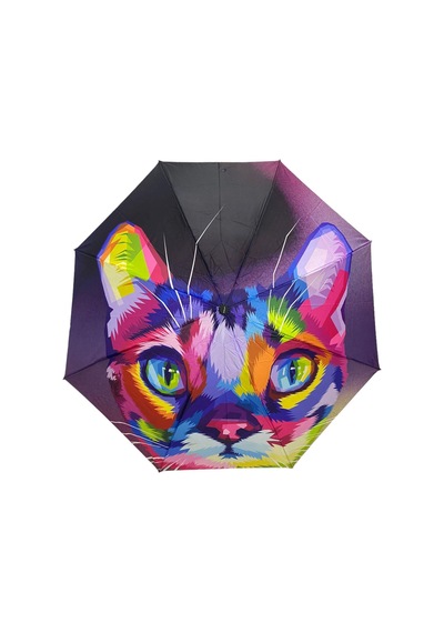 Marlux Kedi Desenli Şemsiye Mar-611 709607 Çok Renkli