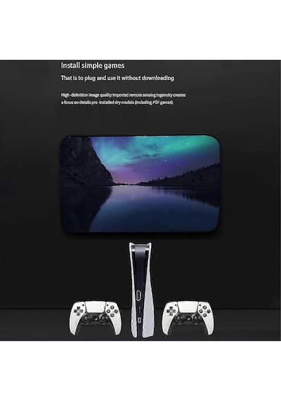 Psp Kablosuz Oyun Kontrolcüsü Uyumlu Q10 3d Oyun Çubuğu 64g Video Oyun Konsolu Retro 4k 2.4g Çift Oyun Konsolu Jn Newway