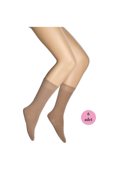 Dore 6 Adet Masaj Kadın Çorap Bronz 38-36-40 (553655906) Bronz