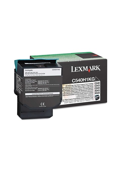 Lexmark C540-C540H1Kg Siyah  Toner Yüksek Kapasiteli