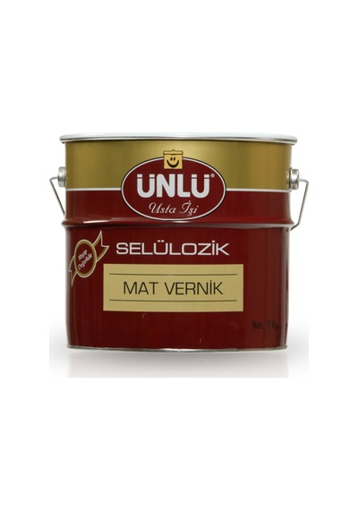 Ünlü Selülozik Ipek Mat Vernik 12Kg