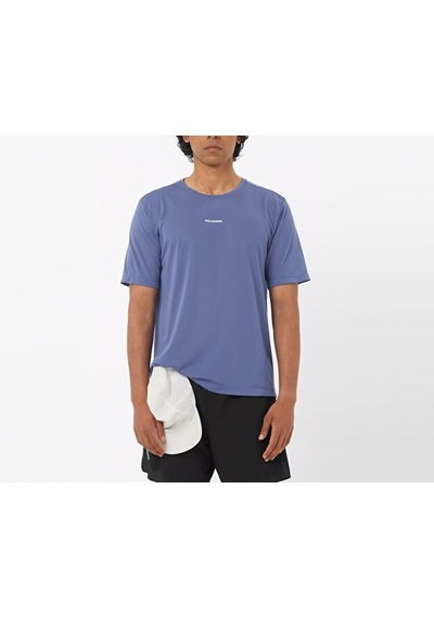 Salomon Shakeout Core Ss Tee Erkek Koşu Tişörtü Lc2841000 Mor
