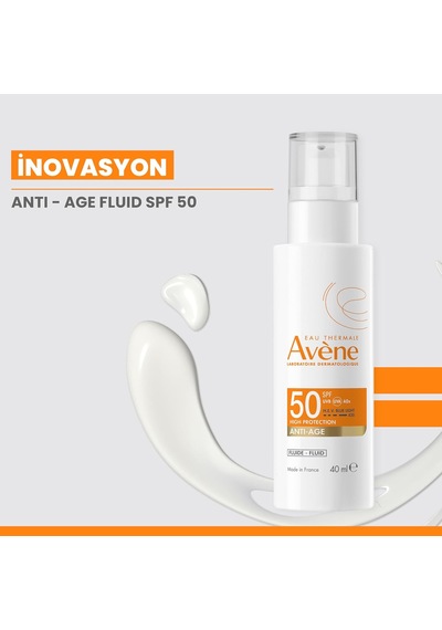 Eau Thermale Avene Hyalüronik Asit %0,2 İçeren Spf 50 Yaşlanma Karşıtı Güneş Kremi 40 Ml