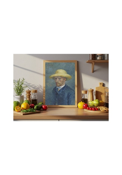 Van Gogh Van Gogh Theo Van Gogh Portresi Çerçevesiz Poster 21x30 Cm A4 Tablo Van Gogh Duvar Dekoru
