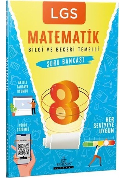 LGS Matematik Bilgi ve Beceri Temelli Soru Bankası- Ephesus Akademi