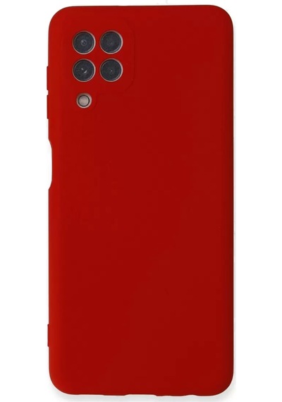 Newface Samsung Galaxy A22 Kılıf Nano İçi Kadife Silikon - Kırmızı