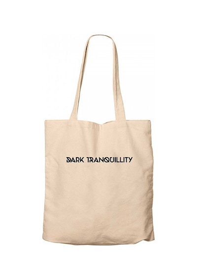 Dark Tranquillity Logo Krem Kanvas Bez Çanta Krem