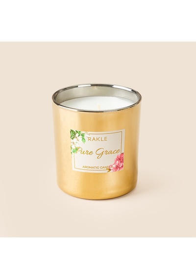 Çubuklu Oda Kokusu Ve Mum Seti - Gold Diğer