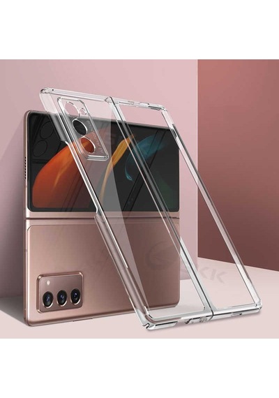 Galaxy Z Fold 2 Kilif Zore Kipta Metal Görünümlü Ince Kilif 529426557