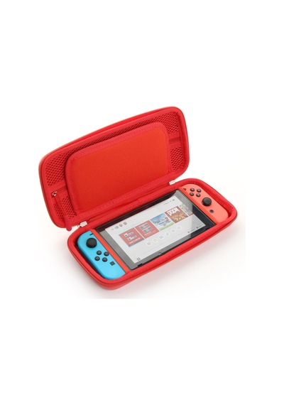 Nintendo Switch/switch Oled Oyun Konsolu Koruyucu Taşıma Ve Seyahat Çantası Kırmızı