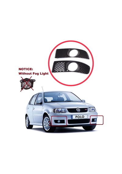 Vw Polo 3 6n2 1999-2001 Makyajlı İçin Sağ Sol Sis Far Çerçevesi