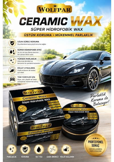 Ceramic Wax Süper Hidrofobik Wax