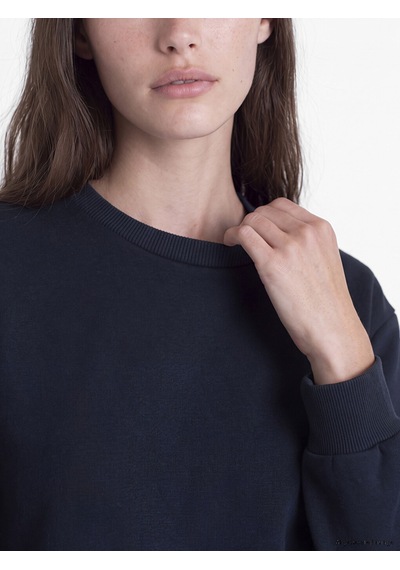Lcw Modest Lacivert Bisiklet Yaka A Kesim Sweat Elbise