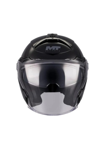 Kask Mt Cosmo Sv Pure A1 Parlak Siyah