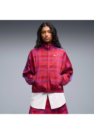 Puma T7 Tartan Kadın Kırmızı Ceket 636628-23