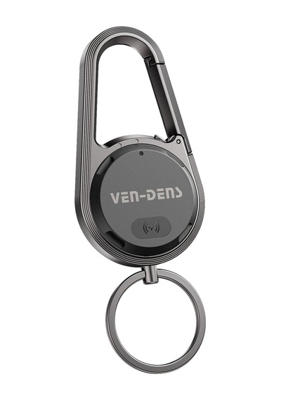 Ven-dens Vd-tag005 Find My Uyumlu Bluetooth Eşya Takip Cihazı, Sesli Kayıp Eşya, Siyah