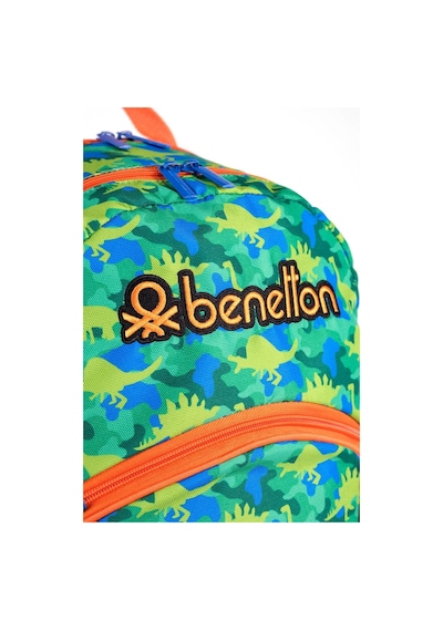 United Colors Of Benetton Bnt03660 Yeşil/lacivert/turuncu Unisex Sırt Çantası Lacivert