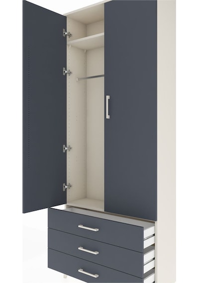 Arges Dolap 2 Raflı 3 Çekmeceli Tek Askılı 88x30x221 Aytaşı-a... Aytaşı Arges Dolap 2 Raflı 3 Çekmeceli Tek Askılı 88x30x221 Aytaşı-a... Aytaşı