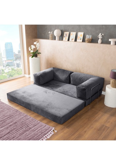 Argimo Godila Çok Amaçlı Sofa Çift Kişilik Yatak Koltuk Antrasit