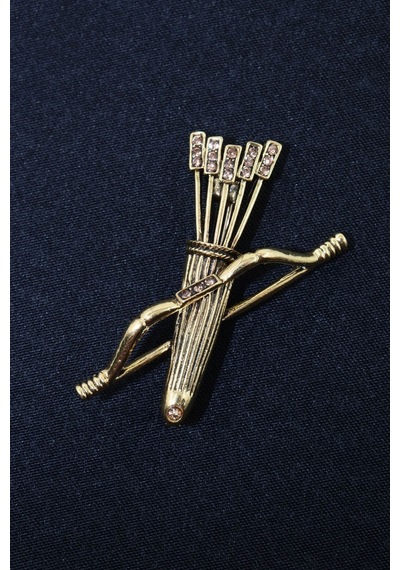Pusat Broş. Yay Ok Broş. Yaka İğnesi Yay Ok Broş. Erkek Broş. Kadın Broş. Yay Broş. Ok Broş. Gold