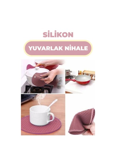 1 Adet Kalburabastı Kalıbı, Rengarenk Yuvarlak Silikon Nihale, Silikon Silikon Diğer