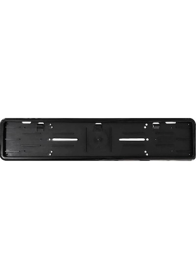 1 Adet Parlak Siyah Plakalık Piano Black Takmatik Plakalık Çerçevesi Piano Black