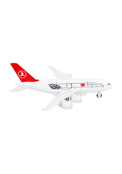 Türk Hava Yolları Thy Metal Oyuncak Uçak Çek Bırak Die-cast Yolcu Uçağı Maketi 23 Cm