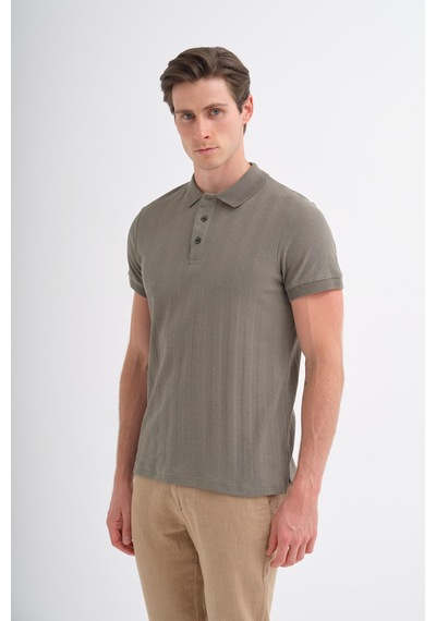 Cazador 41020 Erkek Polo T-shirt Haki