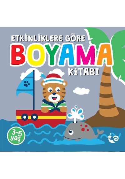 Çikolata Yayınevi Etkinliklere Göre Boyama Kitabı - Gri