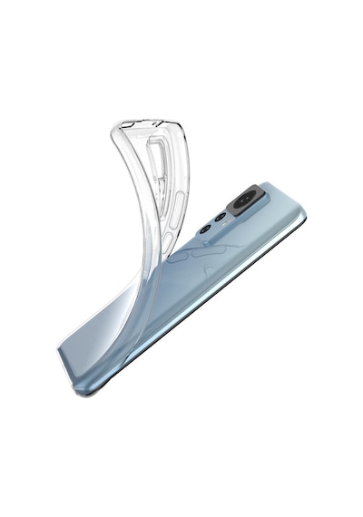 Xiaomi Mi 12T Pro Uyumlu Kamera Korumalı 3D Şeffaf Silikon Kılıf