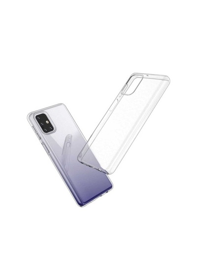 Galaxy M31s Kılıf Zore Süper Silikon Kapak Renksiz