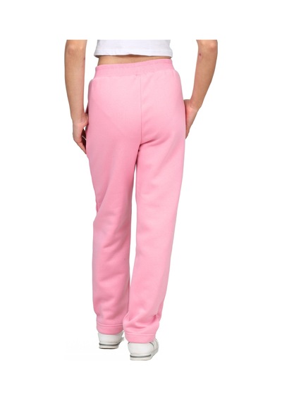Erdem Kıds Kız Çocuk 3 İplik Şardonlu İçi Pamuklu Okul Eşofman Altı Pantolon Pembe Pembe