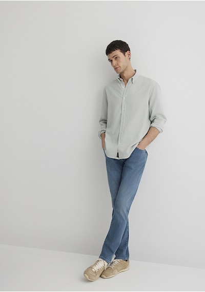 Mavi - Jake Premium Blue Puslu İndigo Mavisi Jean Pantolon 0042287839 Gece Mavisi