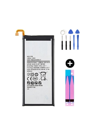 Samsung Galaxy C7 Pro C7010 Uyumlu A Kalite Batarya Pil + Montaj Seti