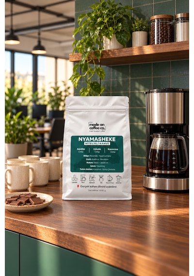 Nyamasheke Rwanda Nitelikli Filtre Kahve 1000 Gr Bourbon Yıkanmış French Press