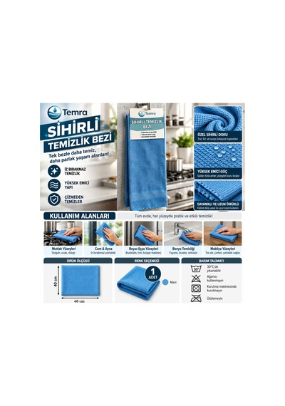 Sihirli Temizlik Bezi 40x60 - 941850928 Diğer