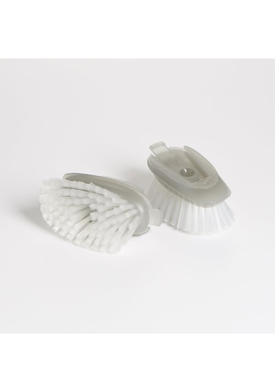 1071817 Çelik Sabun Dispensing Dish Brush Refills, 2'li Paket, Beyaz