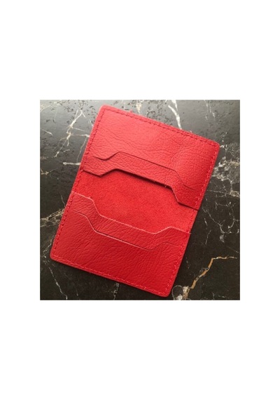 Bag Ard Gerçek Hakiki Deri Kartlık Cüzdan 9003 Kırmızı