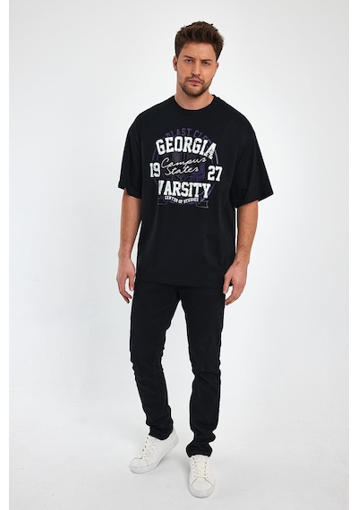 Alexander Gardi Alexandergardı Baskılı Oversize T-shirt E23-0046 01 001