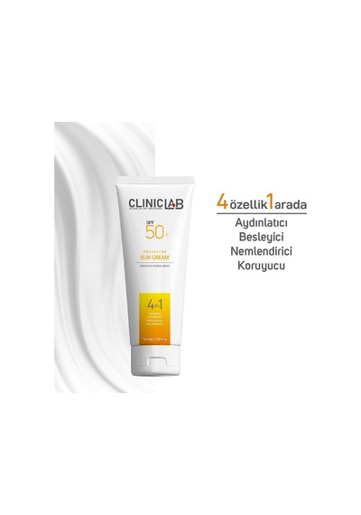 Cliniclab Besleyici ve Nemlendirici Güneş Kremi SPF50+ 50 ML