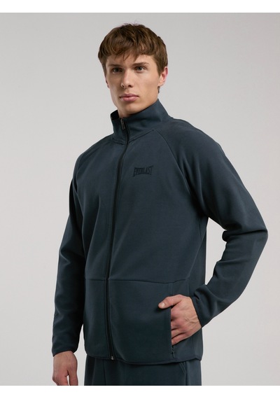 Everlast Ever Relaxed Regular Antrasit Yüksek Yaka Erkek Full Zip Sweatshirt Koyu Gri