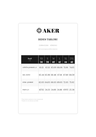 Aker Seyyar Kuşaklı Keten Kımono Yeşil Yeşil