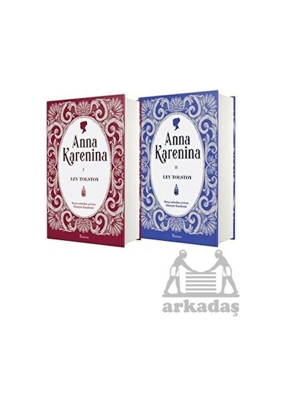 Anna Karenina Seti - 2 Kitap Takım - Bez Ciltli - Lev Nikolayeviç Tolstoy - Koridor Yayıncılık