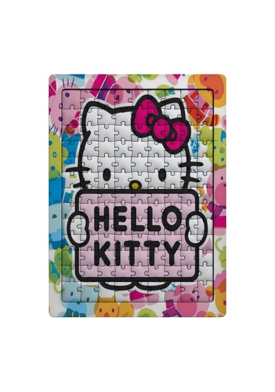 Ghostbastır Design Hello Kitty 99 Parça Ayaklı Puzzle Dekoratif Çocuk Yapbozu 083