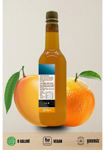 Mango-portakal Yoğun Aromalı Konsantre Şurup 750 Ml