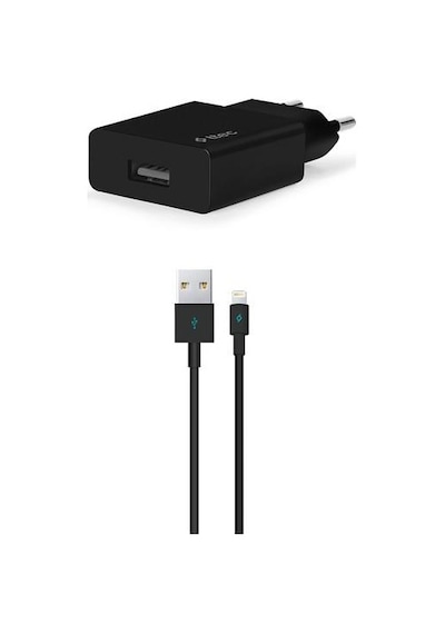 Ttec 2.1A 10.5w Usb Adaptör + Lightning Usb Kablo 2SCS20LS Siyah