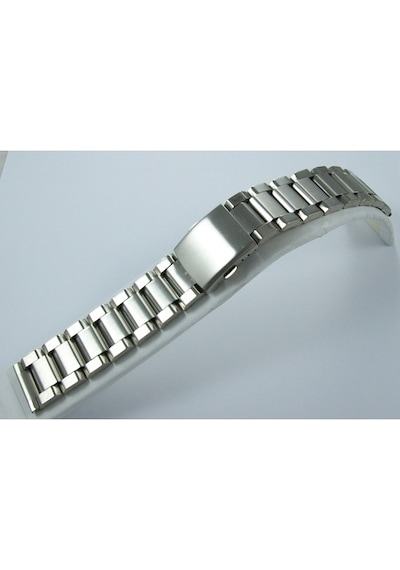 20Mm Çelik Saat Kordonu Yandan Kilitli Spor Metal Saat Kordonu