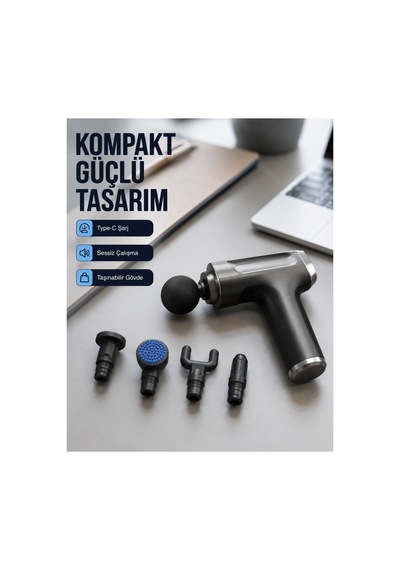 Kas Yorgunluğu Giderici Vücut Masaj Tabancası Yeni Nesil Diğer
